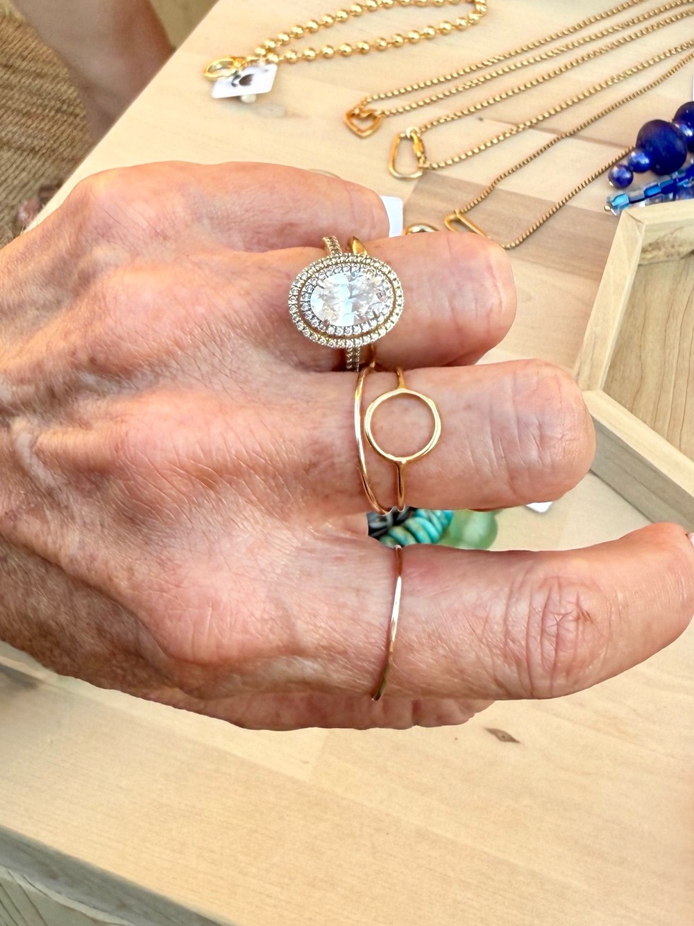 14K Gold Filled Circle Ring